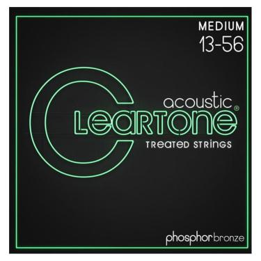 Imagem de Encordoamento Violão Cleartone Acoustic Phosbronze Aço 13-56
