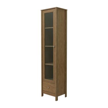 Imagem de Cristaleira Ditália 1 Porta De Vidro 1 Gaveta E-962 Cor Diamond