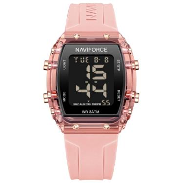 Imagem de Relógio De Pulso Feminino Esportivo Fashion Lcd Digital Rosa