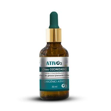 Imagem de Óleo Ozonizado Concentrado Ativo3 30ml  Natural, Hidratante e Restaura