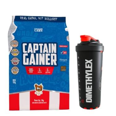 Imagem de Mass Captain Gainer Dulce de Leche 3kg com Coqueteleira | Under Labz