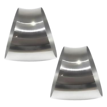 Imagem de Gorniloxam Cotovelo De Escape 5" A 45 Graus (Cotovelo Com Mandril) Em Aço Inoxidável 304, Adequado Para Tubos Modificados Carro, Corrimão Escada, Etc. (2 Peças) (127 * 140 1,5)