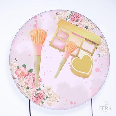 Imagem de Painel Decorativo para Festa 1,80x1,80 metros Vesti Fácil com Elástico Maquiagem - Fera Print