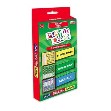 Imagem de Play To Learn - Smart Trio - 3 Board Games