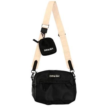 Imagem de Bolsa estilosa para passear com cães com bolsa de guloseimas de treinamento, transversal à prova d'água com dispensador de bolsa de cocô, alças ajustáveis, perfeita para brinquedos, guloseimas