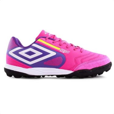 Imagem de Chuteira Umbro Pro 5 Bump Society Rosa 39