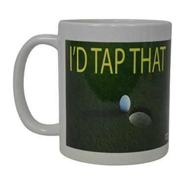 Imagem de Rogue River Tactical Best Funny Coffee Mug I'D Tap That Golf Putt Novelty Cup Joke Great Gag Gift Idea For Office Work Adult Humor Employee Boss Golfers