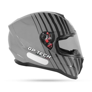 Imagem de Capacete Gp Tech Ultra Sv Range Cinza Titanium