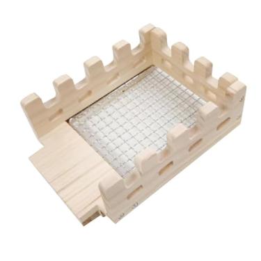 Imagem de ShengQuanHao Casa para, Decoração de Habitat, para Dormir, Madeira Maciça, Esconderijo para Hamster, Pequenos Animais de Estimação, Brinquedo de, Estilo a