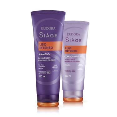 Imagem de Eudora Kit Siàge Liso Intenso: Shampoo 250ml + Condicionador 200ml