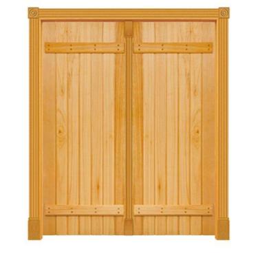 Imagem de Portal Entrada Maciça 260 - Madeira, Medida Final de 2,15 m x 1,90m, B