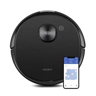 Imagem de ECOVACS Deebot T8 AIVI robô aspirador de pó, aspirar e esfregar em uma única viagem, mapeamento a laser, reconhecimento inteligente de objetos de IA, vídeo ao vivo sob demanda, limpeza personalizada, mais de 3 horas de execução