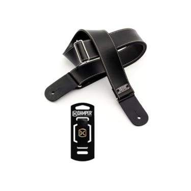 Imagem de Kit Correia Para Violão, Guitarra, Baixo + Abafador de Cordas Damper Ibox (Preto)