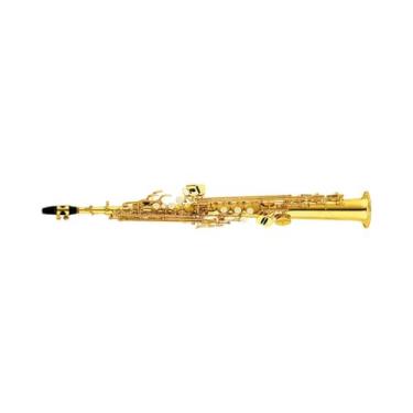 Imagem de Saxofone Shelter Soprano Sib Chave F# Agudo Laqueado Tjs-6433l