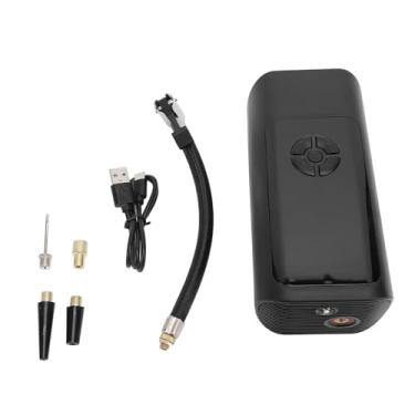 Imagem de Compressor de ar do inflador de pneus portátil com lanterna de 400lm 150psi Inflação rápida 4000mAh LCD Display digital para carro de moto de carro