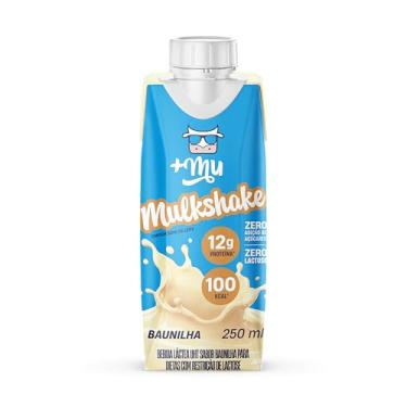 Imagem de +Mu Mulkshake Bebida Proteica Sabor Baunilha - Pack 12 unidades 250 mL