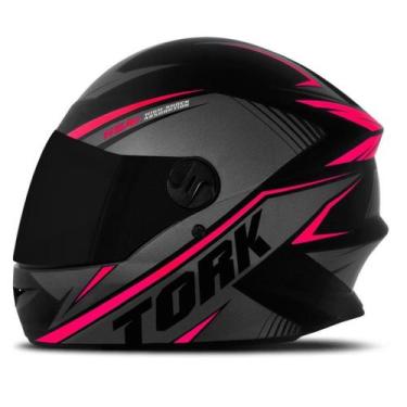 Imagem de Capacete Moto Fechado Pro Tork R8 + Viseira Fumê, ROSA, 60