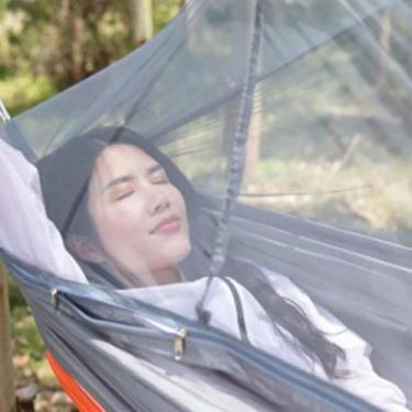 Imagem de Rede com Tela Mosquiteiro Contra Dengue e Zika Snel Camping, Laranja/c