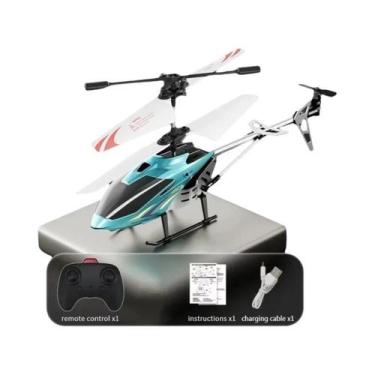 Imagem de Helicóptero De Controle Remoto Para Meninos Crianças 2.4G Metal RC Avi