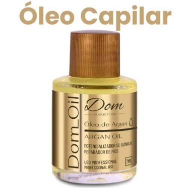 Imagem de Dom Oleo Reparador de Pontas Hidratante Capilar Argan 7ml - Dom Cosmet