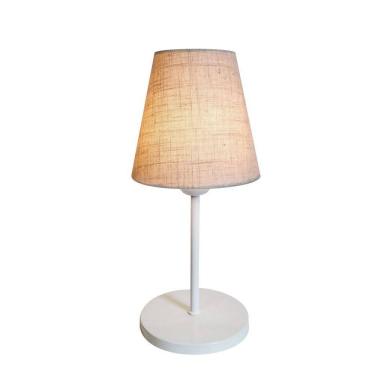 Imagem de Abajur Cabeceira Para Quarto Cone Vivare Md-2005 Cúpula em Tecido Cone - Bivolt