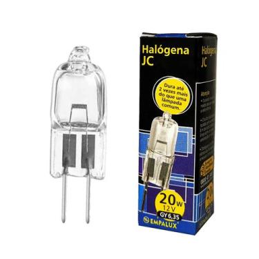 Imagem de Lâmpada Halógena Jc 20W Base Gy6,35 12V Baixa tensão - EMPALUX