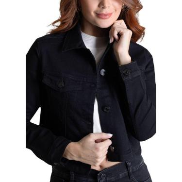 Imagem de Jaqueta Sarja Sawary - 278603 - Preto M-Feminino