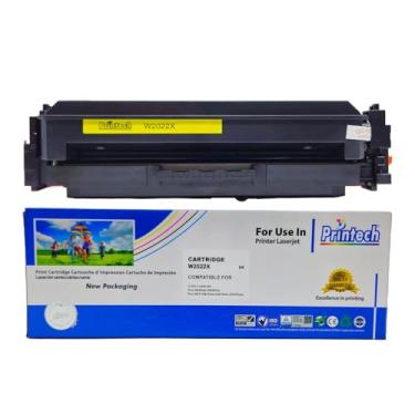 Imagem de Toner W2022X 414X Amarelo Compatível para HP M554 M555 M578 Printech