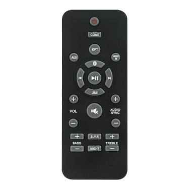 Imagem de AULCMEET Controle remoto de substituição 996580004176 adequado para Philips Soundbar HTL1170B/F7 HTL1170B HTL1177B/F7 HTL1177B