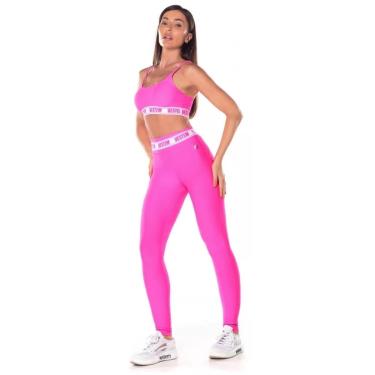 Imagem de Conjunto Top E Legging Fitness Hera Elastico Vestem Academia-Feminino