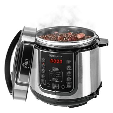 Imagem de Panela De Pressão Elétrica Kian Inox 5 Litros 900w 220v  PPE-101