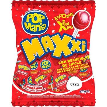 Imagem de Pirulito riclan maxxi morango