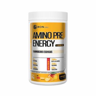 Imagem de Amino pre energy 315g manga/laranja - sem cafeína - IRON LABS
