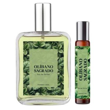 Imagem de Perfume Olíbano Sagrado Feminino 100Ml + Spray 10Ml Natural - Essência