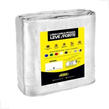 Imagem de Lona Plástica Impermeável 300 Micras 4x5 Várias Cores - Carga Pesada, 