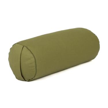 Imagem de Bolster Eco Almofada Cilíndrica Rolinho Yoga props Restaurativa (Verde Militar)