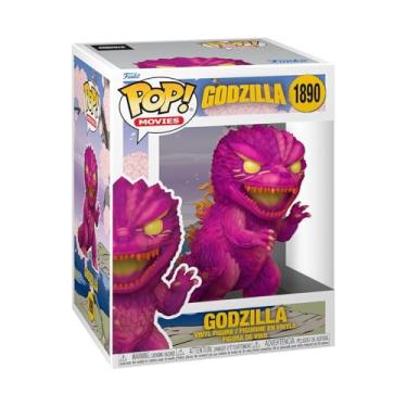 Imagem de Funko Pop! Movies: Godzilla Retro Futurism - Pink Godzilla - Boneco colecionável de vinil - Ideia de presente - Mercadoria oficial - Brinquedos para crianças e adultos - Fãs de Filmes - Figura modelo