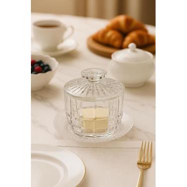 Imagem de Manteigueira De Vidro Francesa Jolitex Mek - Francesa Transparente, Fr