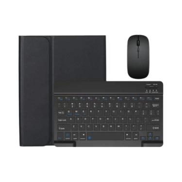 Imagem de Capa Com Teclado Para Samsung Galaxy Tab A9 A8 S10 S9FE S7 S8 11 plus 