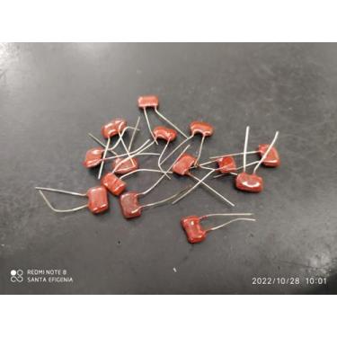 Imagem de 10x Capacitor Mica Prata 2pf/100v Sem Marcação Cm0 Icl