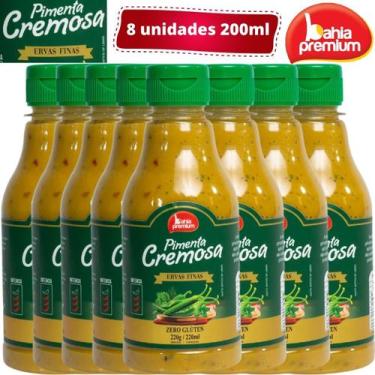 Imagem de Pimenta Cremosa Com Ervas Finas Molho Gourmet Picância Intensa Churras