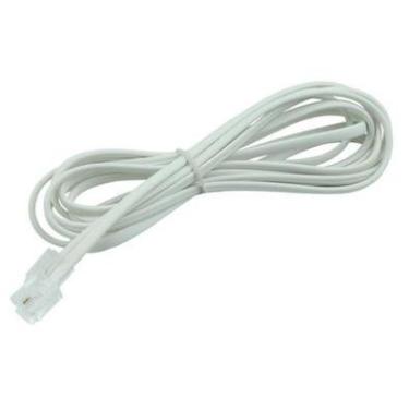 Imagem de Cabo telefone liso 2 metros - branco