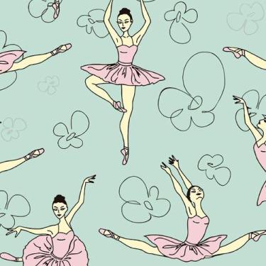 Imagem de Papel de Parede Adesivo Infantil Bailarina - 077 - Multimpressão
