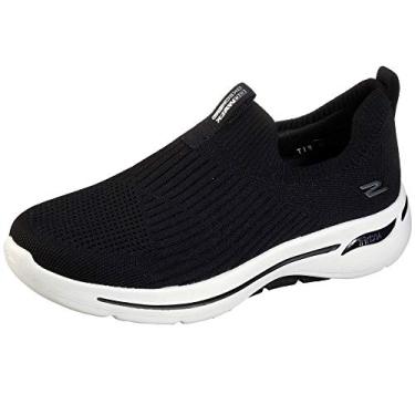 Imagem de Skechers Tênis feminino Go Walk Arch Fit Iconic, Preto, 34