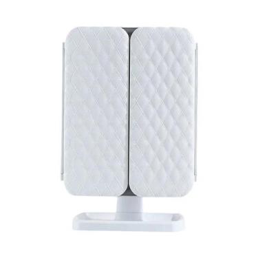 Imagem de Espelho De Maquiagem Portátil Inteligente Com Luz LED, Espelho Cosméti