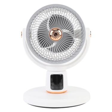 Imagem de ASHATA Fan Oscilante Em pé, Em Espiral Forte Com 12 Níveis de Velocidade e Controle Remoto para Circulação de Ar Interno na Sala de Estar do Quarto