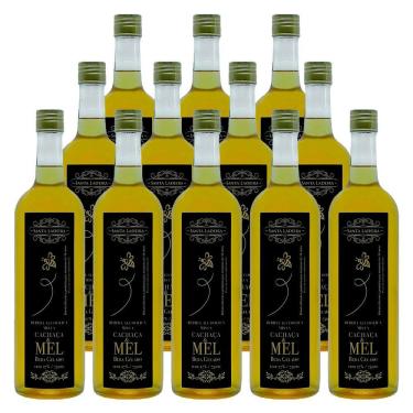Imagem de Cachaça de néctar das flores Santa Ladeira Garrafa 750ml 12 Unidades