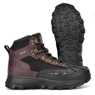 Imagem de XPETI Bota de trilha masculina impermeável com bico concha 8 BURGUNDY