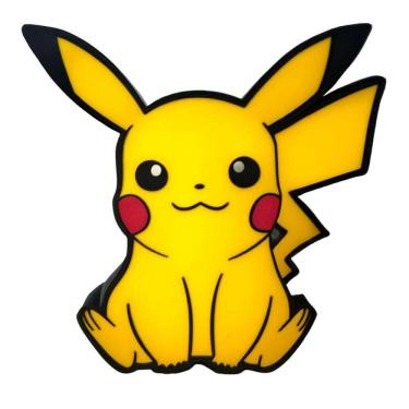 Imagem de Luminária De Led 3D Pikachu Pokémon Infantil Decoração Luz