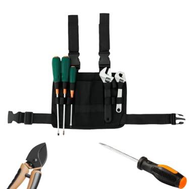 Imagem de FALESOUL Bolsa de ferramentas coldre Z, bolsa de ferramentas de eletricista com clipe de cinto, bolsa de bolso para pernas, ferramentas Dach Pro Holster Z 2.0, suporte de ferramentas para eletricista